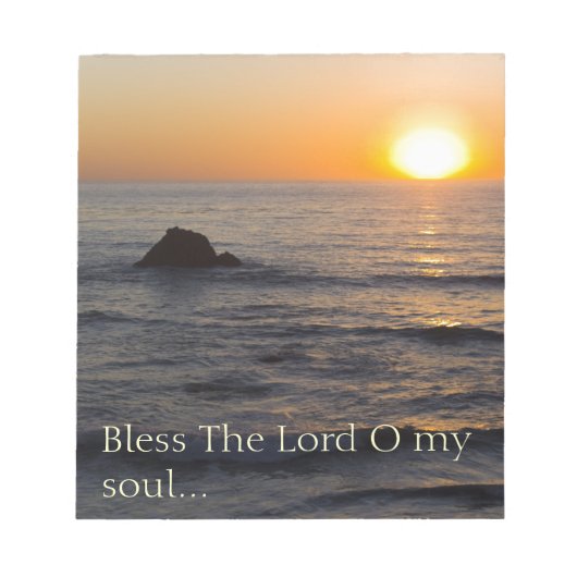 Psalm 103:1 notizblock (Vorderseite)