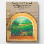 Psalm 103:1 Tafel Fotoplatte (Vorderseite)