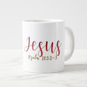 PSALM 103:2-3 Jumbo-Tasse