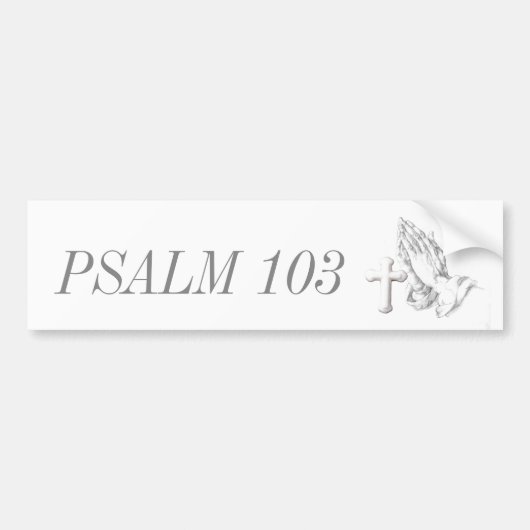 PSALM 103 AUTOAUFKLEBER (Vorne)