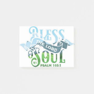 Psalm 103 Christliches Design Post-it Klebezettel