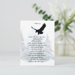 Psalm 103 Und heilt alle deine Krankheiten Postkarte