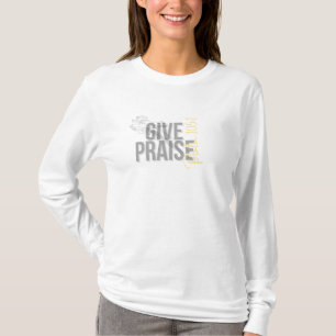 Psalm 105:1 Christlicher T - Shirt - "Gebt Lob"