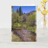 Psalm 106:1 Encouragement Card Karte (Gelbe Blume)