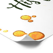 Psalm 107:1, Danke Fall Poster (Ecke)