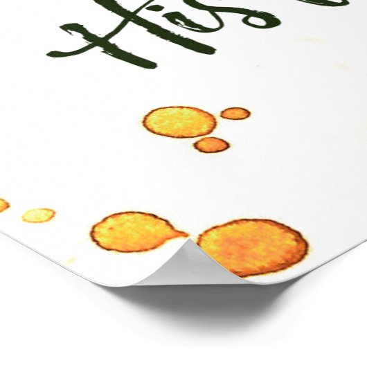 Psalm 107:1, Danke Fall Poster (Ecke)