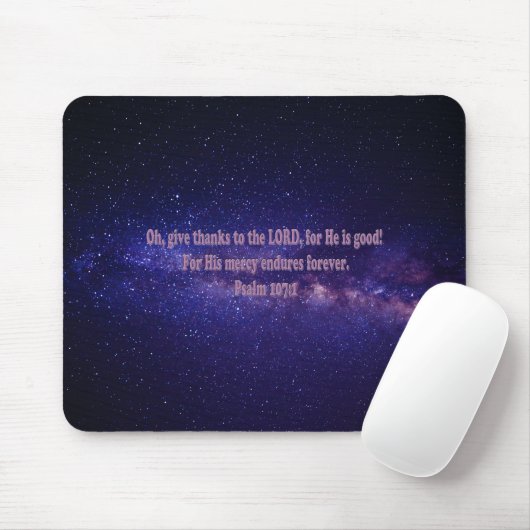 Psalm 107:1 mousepad (Mit Mouse)