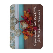 Psalm 107:1 O dankt dem Herrn, denn Er ist Magnet (Vertikal)