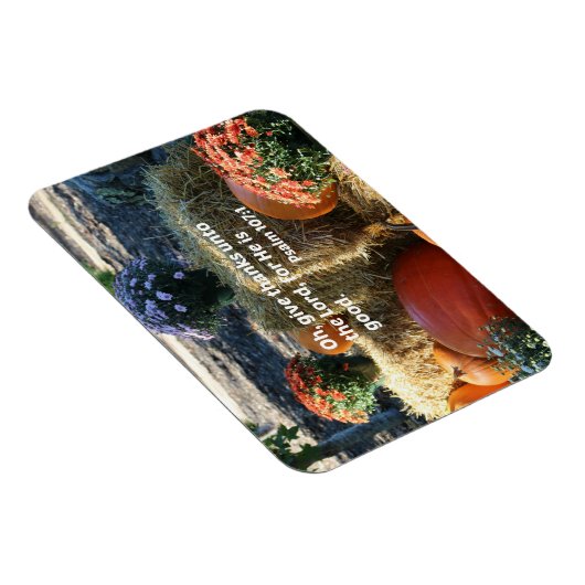 Psalm 107:1 Oh, danke an den Herrn.. Magnet (Rechte Seite)