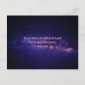 Psalm 107:1 postkarte (Vorderseite)