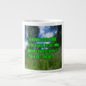 Psalm 107:1 WEBU-Tasse Jumbo-Tasse (Vorderseite)
