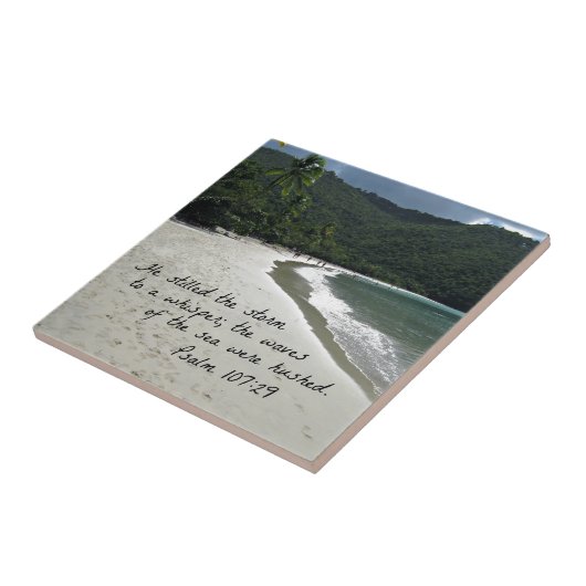 Psalm 107:29 Er stillte den Sturm... Fliese (Seite)