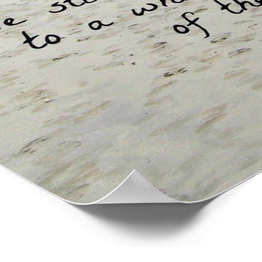 Psalm 107:29 Er stillte den Sturm... Poster (Ecke)