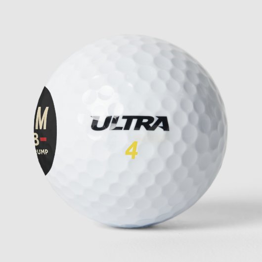 Psalm 109:8 Gebet für Trump Religionseröffnung Golfball (Logo)