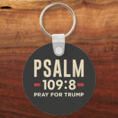 Psalm 109:8 Gebet für Trump Religionseröffnung Schlüsselanhänger (Vorderseite)