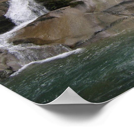 Psalm 111:2 Wasserfall Poster (Ecke)