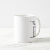Psalm 112:7 Bibelvers christlicher Geschenkbecher Kaffeetasse (VorderseiteRechts)