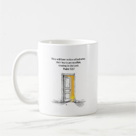 Psalm 112:7 Bible Verse Christian Gift Mug Kaffeetasse