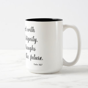 Psalm-112:7 Zweifarbige Tasse