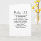 Psalm 112 Happy Birthday! Karte (Gelbe Blume)