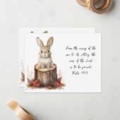 Psalm 113:3 Englische birmanische Sonnennotecard Mitteilungskarte (Vorderseite/Rückseite Beispiel)