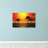 Psalm 113:3 leinwanddruck (Insitu (Holzboden))