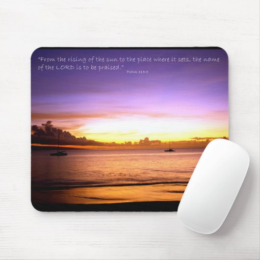 Psalm-113:3 Mousepad (Mit Mouse)