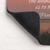 Psalm 113:3 Vom Sonnenaufgang Mousepad (Ecke)