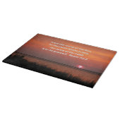 Psalm 113:3 Vom Sonnenaufgang Schneidebrett (Ecke)