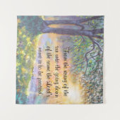 Psalm 113:3 wandteppich (Vorderseite (Horizontal))