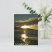 Psalm-113:3sonnenuntergang-Bibeltext Postkarte (Stehend Vorderseite)