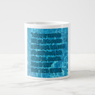 Psalm 116:18-19 WEBU Mug Jumbo-Tasse