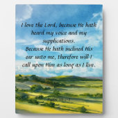 Psalm 116:1-2 fotoplatte (Vorderseite)