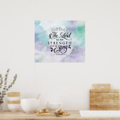 Psalm 118:14 Der Herr ist meine Stärke und mein So Poster (Küche)