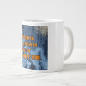 Psalm 118:17 WEBU Mug Jumbo-Tasse (Vorderseite Rechts)