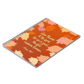 Psalm 118:1 Danke an den Herrn für Ihn ist gut Notizblock (Linke Seite)