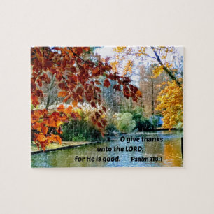 Psalm 118:1 O dankt dem Herrn für Er ist Puzzle