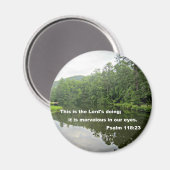 Psalm 118:23 magnet (Vorderseite/Rückseite)