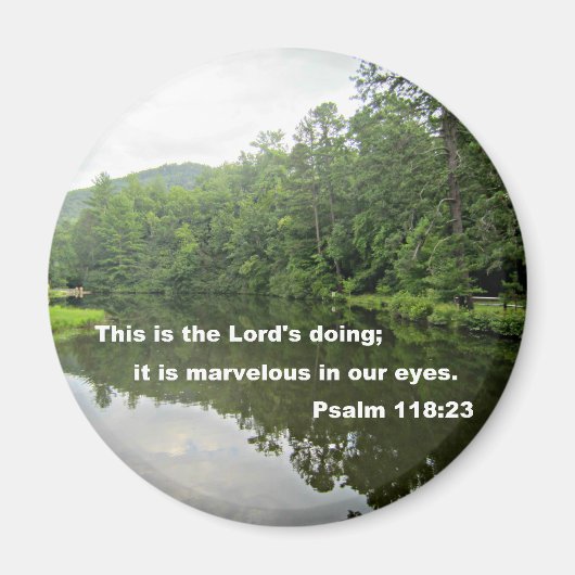 Psalm 118:23 magnet (Vorne)