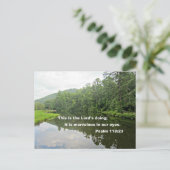 Psalm 118:23 postkarte (Stehend Vorderseite)