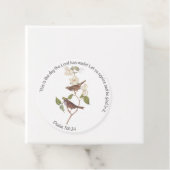 Psalm 118:24 Bibelverse und Sparrow-Paar Geschenkanhänger (Beispiel)