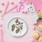 Psalm 118:24 Canada Warbler Pappteller (Party)