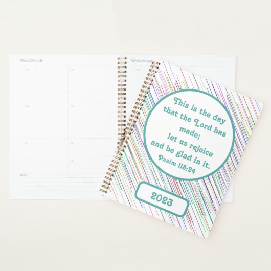 Psalm 118:24 Christlich, mehrfarbig Planer (Anzeige)