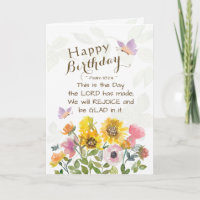 Psalm 118:24 Dies ist der Geburtstag der Blume