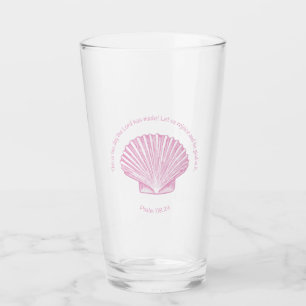 Psalm 118:24 Dies ist der Tag mit Seashell Glas