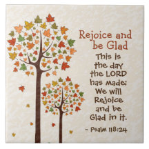 Psalm 118:24 Freuen und sein glanz, Herbstbäume