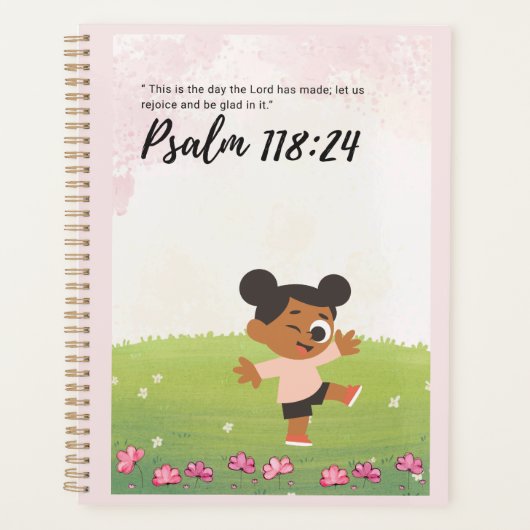 Psalm 118:24 Joyful Scripture Planner Planer (Vorderseite)