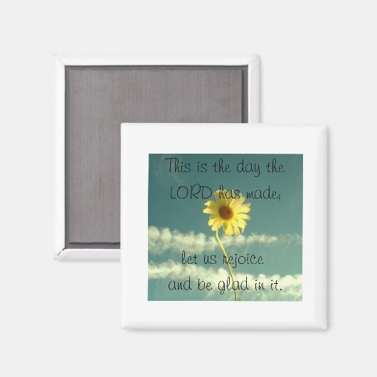 Psalm 118:24 magnet (Vorderseite/Rückseite)