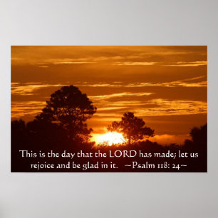 Psalm-118:24 Plakat