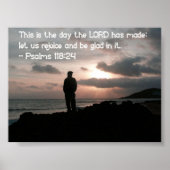 Psalm 118:24 poster (Vorne)